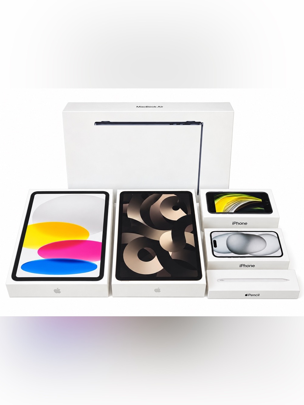 🍎 Apple Device Retail Box Lot - Set of 6 Boxes